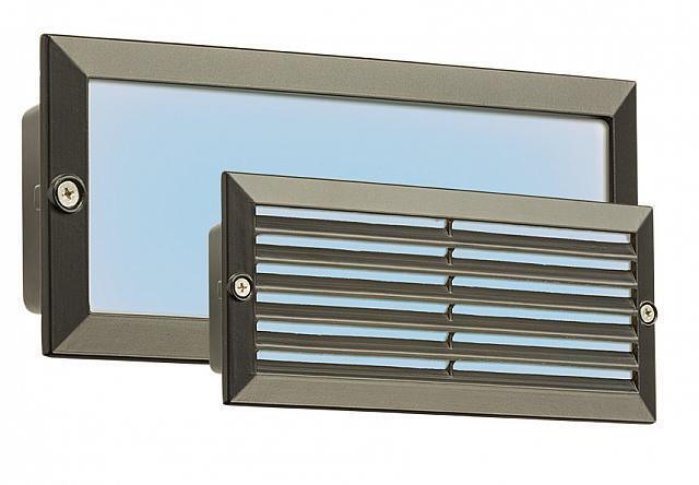 Knightsbridge Led Bricklight Outdoor Brick Wall Light Steel Black