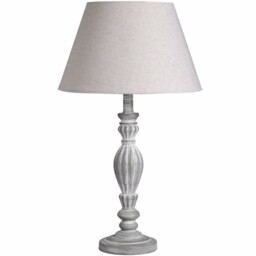 Hill Interiors Aegina Table Lamp (uk Plug)one Size Light Grey/beige