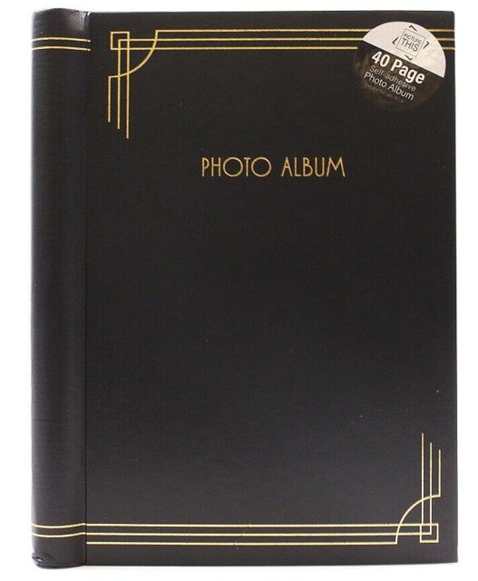 "6""x8"" Traditional Photo Album 40 Or 80 Self Adhesive Pages Family"