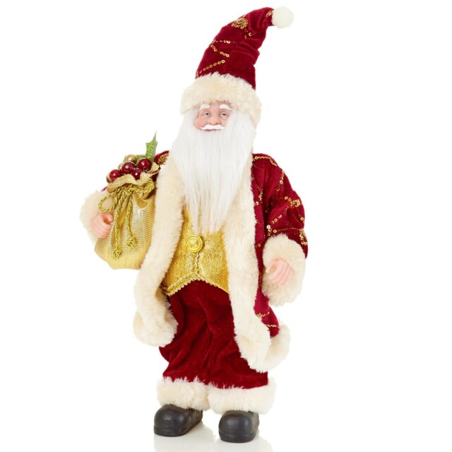 Christmas Santa Decoration 30cm - 40cm Decorative Ornament - Choose