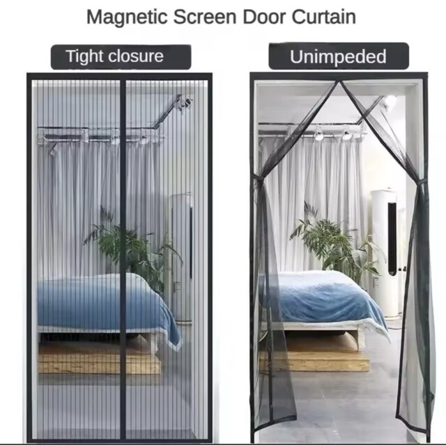 Magnetic Insect Door Screen Net Magic Mesh Curtain Mosquito Fly Bug