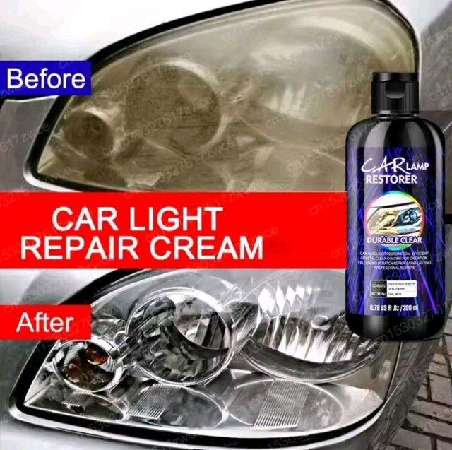 Uk Professional Headlight Restoration Kit Car Lamp Lens Cleaning