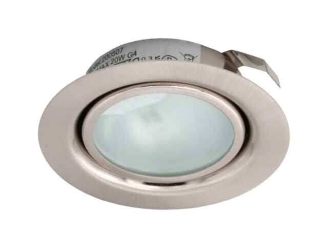 Cabinet Light Silver 12v Recessed Stainless Steel Low Voltage Lmlvss01