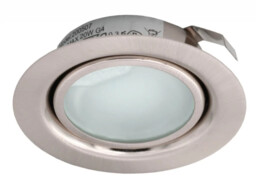 Cabinet Light Silver 12v Recessed Stainless Steel Low Voltage Lmlvss01