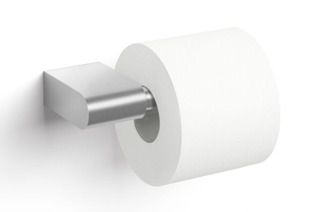 Zack Atore Brushed Stainless Steel Toilet Roll Holder 40413