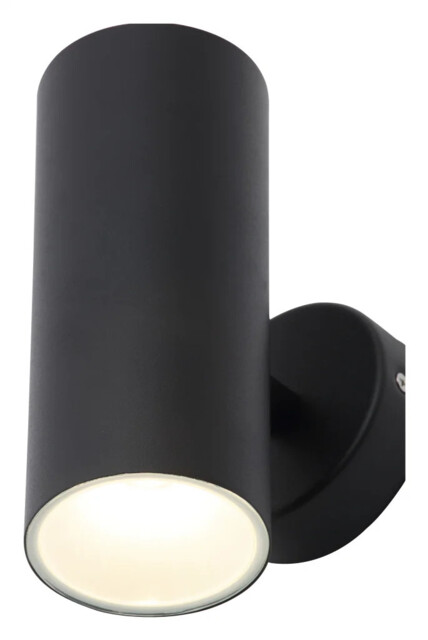 Outdoor Light Black Melo Double Led Spot Ip65 4000k Zink