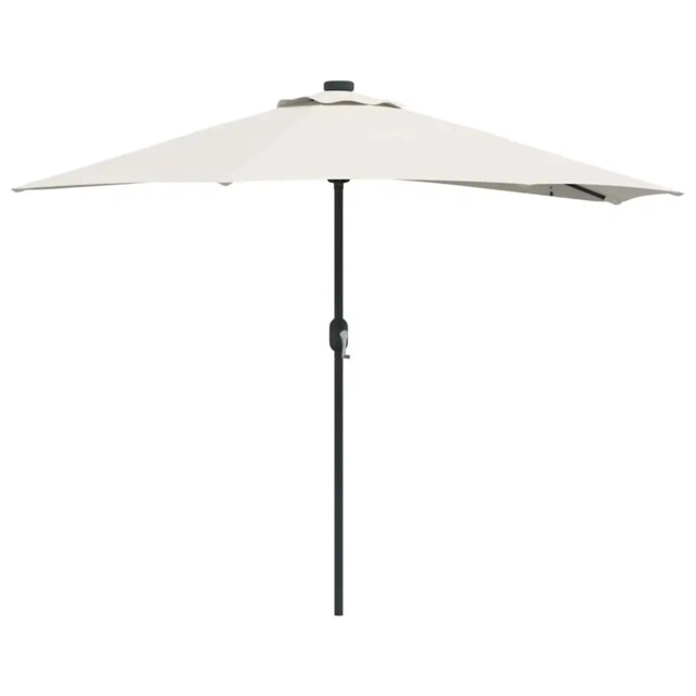 Garden Parasol Polyester And Steel Outdoor Shade Sun Umbrella Modern