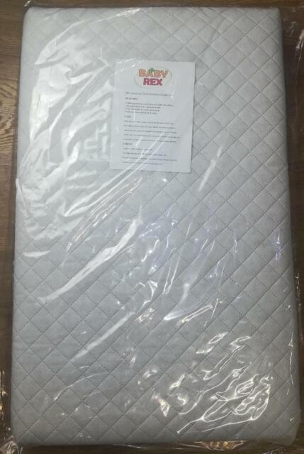 Quilted Luxury Mattress For Silver Cross Voyager Bedside Crib Fast