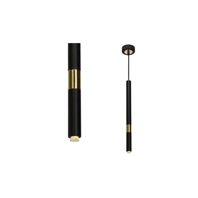 Pendant Light Monza Black/gold 1xg9 8w Mlp6333