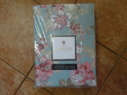 "Dorma ""country Floral "" Curtains 66 X 72""-new-duck Egg"