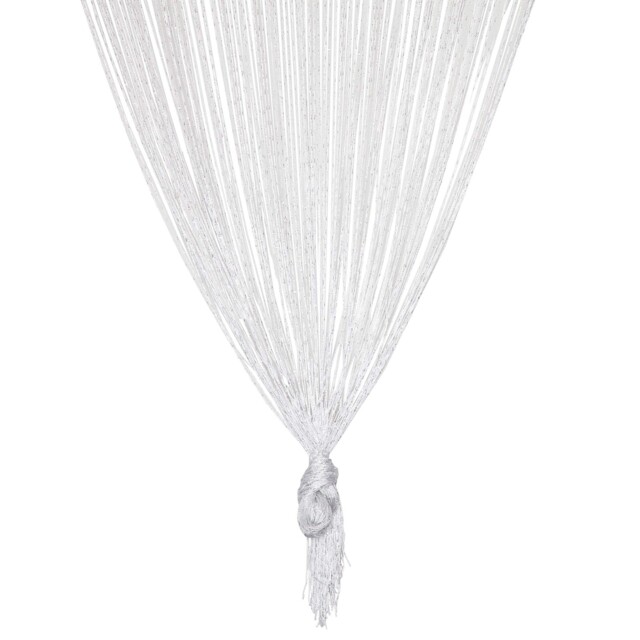 "Trixes String Dew Drop White Curtain - W 35.4"" X L 78.7"" (1 Panels),"