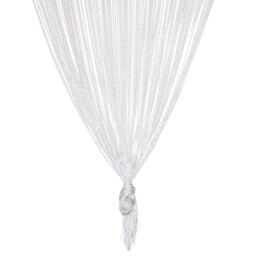 "Trixes String Dew Drop White Curtain - W 35.4"" X L 78.7"" (1 Panels),"