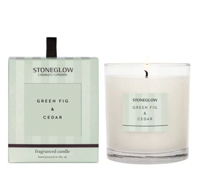 Stoneglow Green Fig And Cedar Tumbler Candle - Brand
