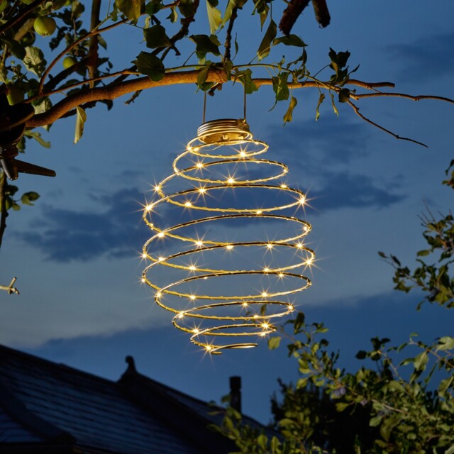 Solar Mega Spiralight Warm White - Fairy Lights, Led, Delicate, Accent