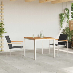 Garden Dining Set 3 Pcs Solid Wood Acacia Vidaxl