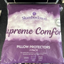 Slumberdown Supreme Comfort Pillow Protector, 2 Pack