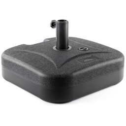 Plastic Parasol Base 30kg Square Garden Umbrella Holder Stand Water