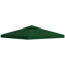 Outsunny 3(m) 2 Tier Garden Gazebo Top Cover Replacement Canopy Roof