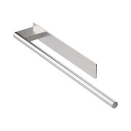 Ibergrif M34453a Towel Rail, 39cm Self Adhesive Hand One Size, Silver