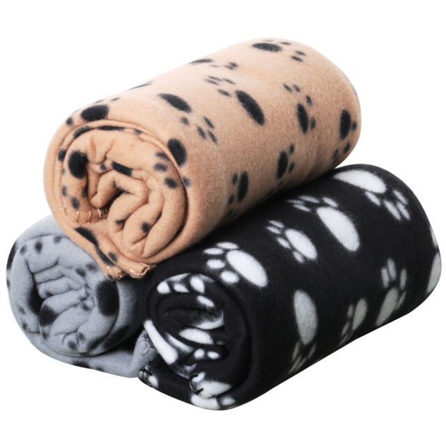 Pet Fleece Blankets Xl X3 Soft Dog Cat Extra Large Plush Thro