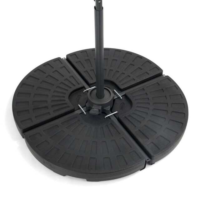 Cantilever Parasol Base Banana Umbrella Stand Fan Shape Sand Water
