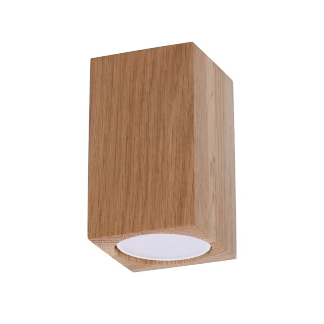Scandinavian Ceiling Light Keke 10 Wood Oak Gu10 Led Sollux Lighting