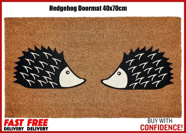 Hedgehog Coir Outdoor/indoor Non-slip Door Entrance Floor Mat
