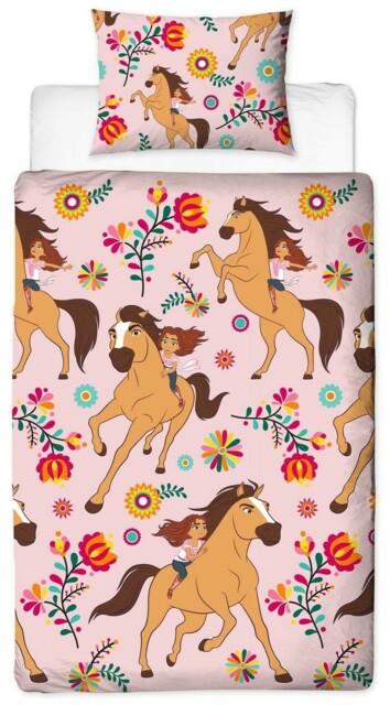 Disney Spirit Untamed Single Duvet Cover Reversible Bedding Set