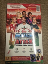 Topps Match Attax 2025/26 Countdown Calendar - 121 Cards, Festive