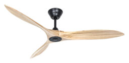 Dc Ceiling Fan With Remote Low Energy Fan Eco Airscrew Black & Wood