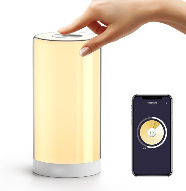 Meross Wifi Lamp, Smart Lamp Bedside, Support Apple Homekit Alexa