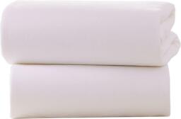 Clair De Lune Crib Pram Cot Cotton Jersey Flat Sheets 70 X 90cm Pack