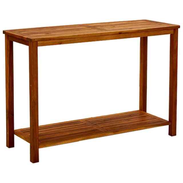 Garden Console Table 110x40x75 Cm Solid Acacia Wood Vidaxl