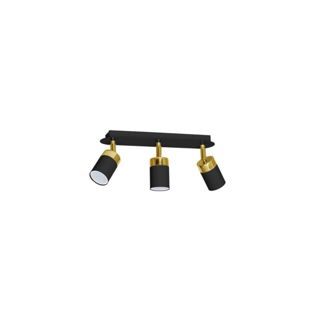 Joker Black/gold 3xgu10 Mlp6125 Ceiling Light