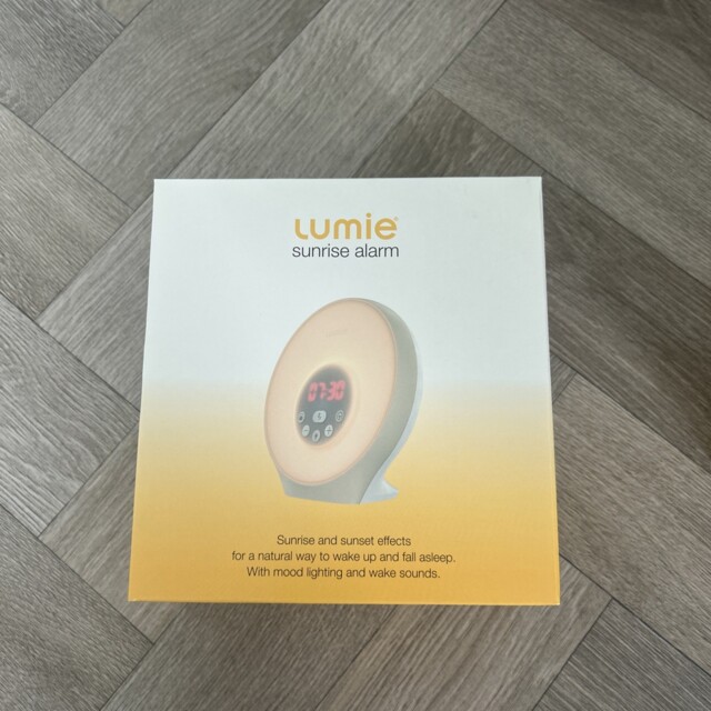 Lumie Nsrau-0000 Sunrise Alarm Clock - White