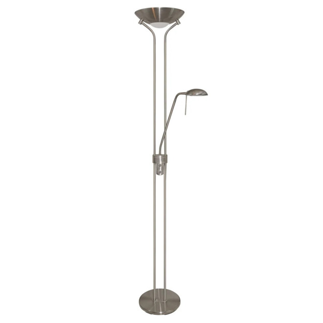 Floor Light Silver Matka Satin Searchlight 4329ss