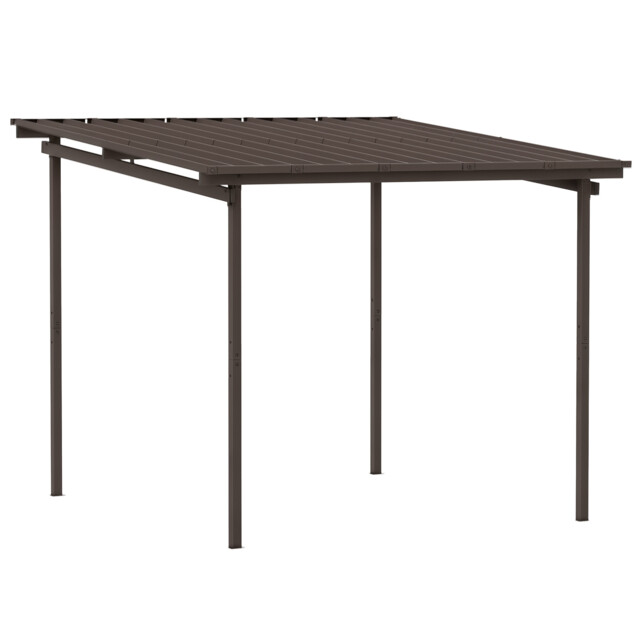 Outsunny 3 X 3(m) Waterproof Metal Pergola Easy To Assemble Lean To