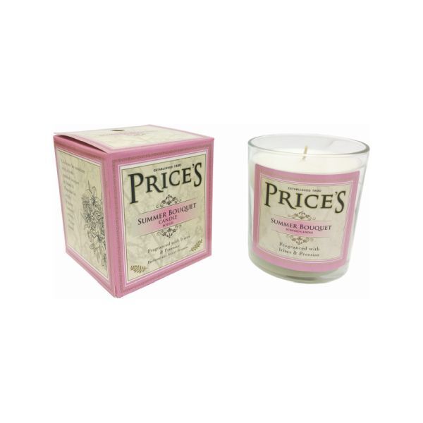 Price's Patent Candles Jar Boxed 170g Up To 45hrs Burn Time Assorted