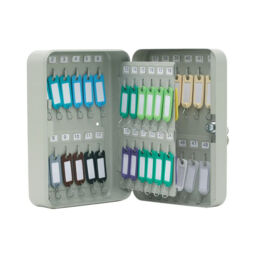 Q-connect Pearl Grey 48-key Cabinet Kf04027