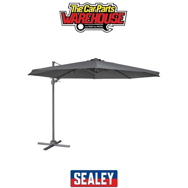 Sealey Dg267 Dellonda Cantilever Parasol With 360° Rotation, Tilt &