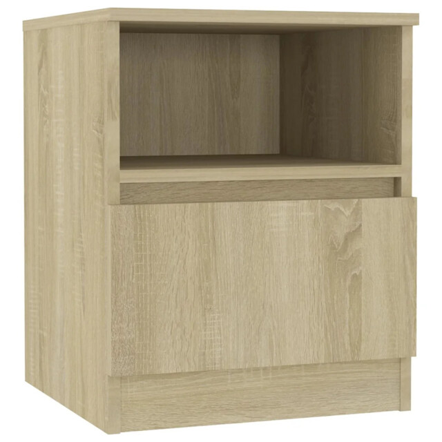 Vidaxl Bed Cabinet Nightstand Drawer Storage Cabinet End Bedside Table