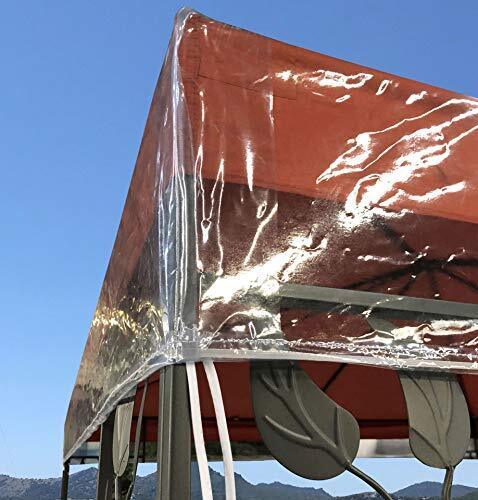 Gazebo Protective Cover 3 X 3 M Waterproof Transparent Weather