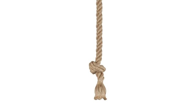 Decorative Lamp Hanging Lamp Brown Hemp 1.5m E27 3754