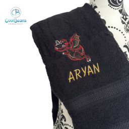 Dinosaur Towel - Personalised - Flannel / Hand Towel / Bath Towel