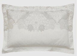 Reduced Morris & Co Strawberry Thief Embroidery Pillowcase