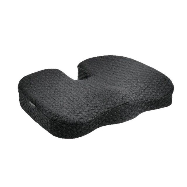 Kensington Cool Gel Seat Cushion Black (cooling Fabric Cool-gel Core)