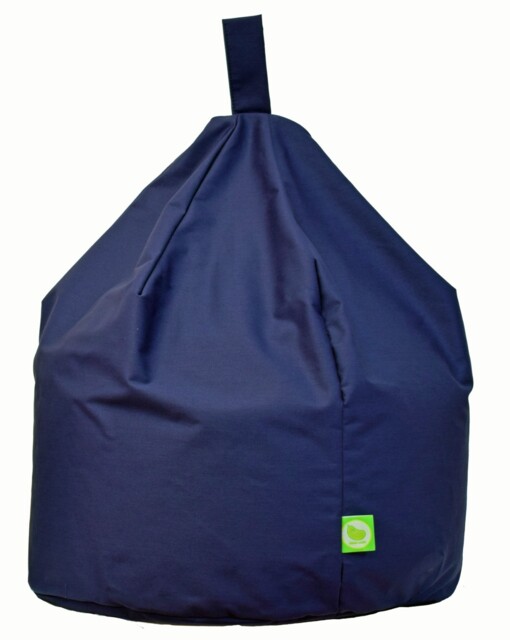 Kids Navy Blue Bean Bag Child Size Pre Filled Classic Bedroom Playroom