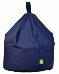 Kids Navy Blue Bean Bag Child Size Pre Filled Classic Bedroom Playroom