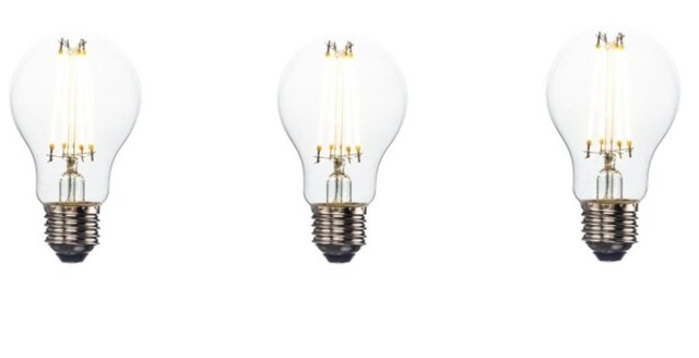 Gls Es E27 6w Led Filament Light Bulbs 2700k Warm White, 806lm, Pack