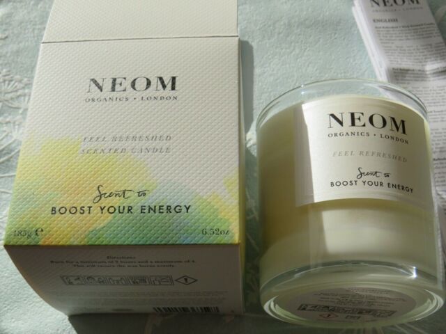 Neom Organics Feel Refreshed Scented Candle Bnib 1 Wick Full Size 35